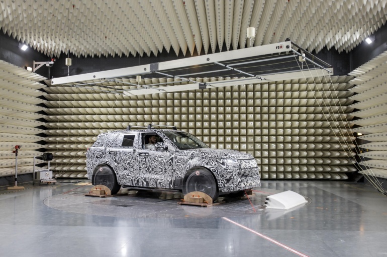 Jaguar Land Rover has opened a special laboratory for testing cars for electromagnetic compatibility